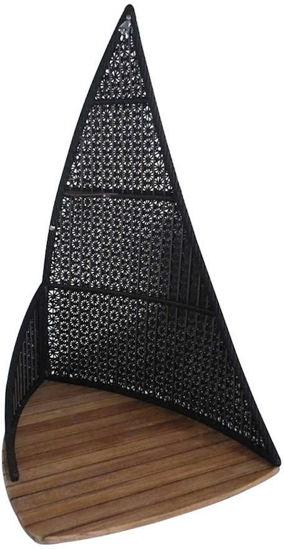Douche de jardin  en résine tressée  mobilier de jardin 