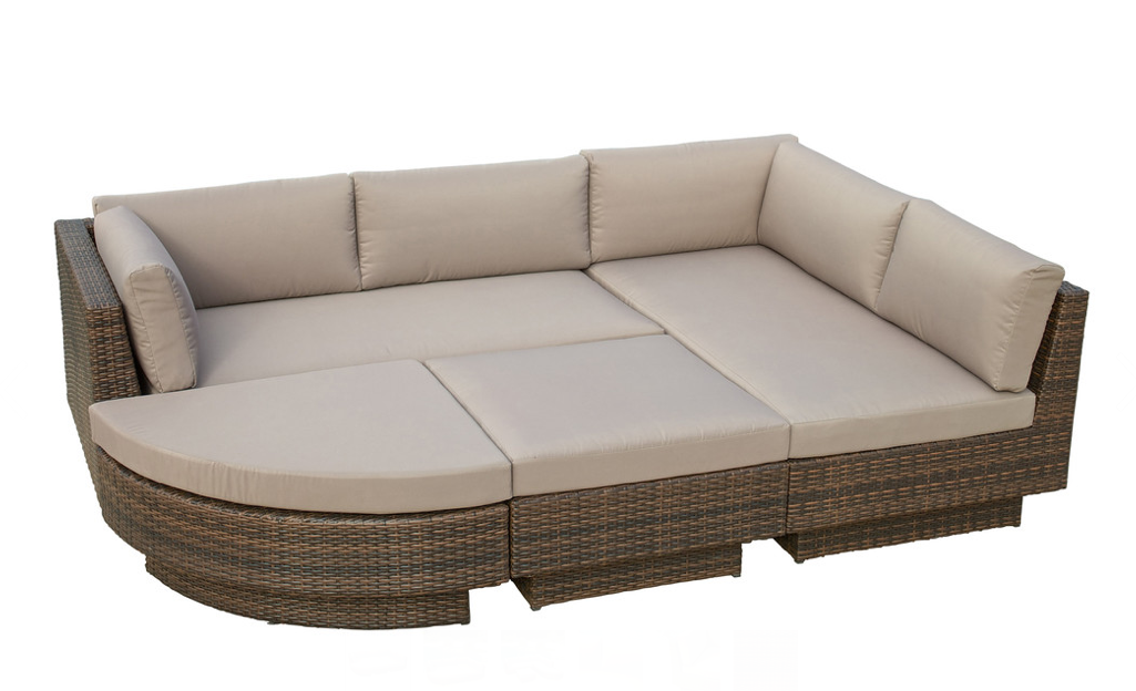 Canapé, de, jardin, en, résine, tressée, fauteuil, de, jardin, Maroc, Casablanca, Agadir, Marrakech, 