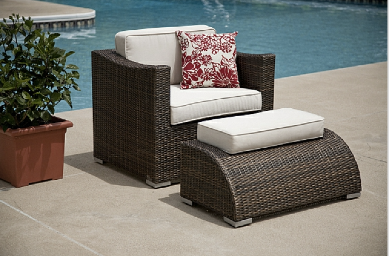 Fauteuil, de, jardin, en, résine, tressée, fauteuil, de, jardin, Maroc, Casablanca, Agadir, Marrakech, 