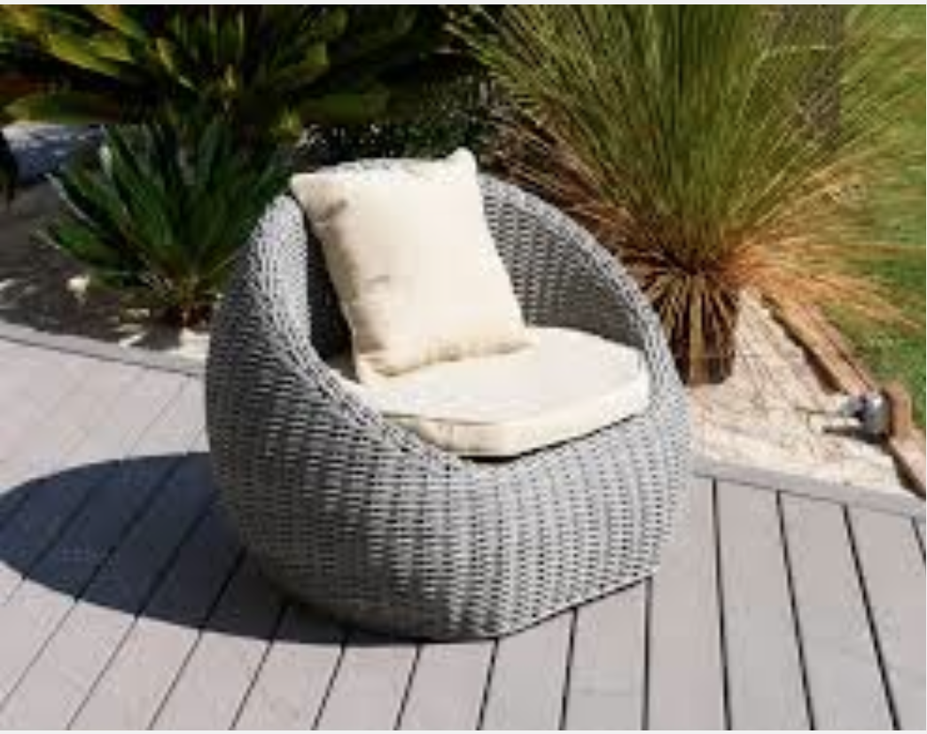 Fauteuil, de, jardin, en, résine, tressée, fauteuil, de, jardin, Maroc, Casablanca, Agadir, Marrakech, 