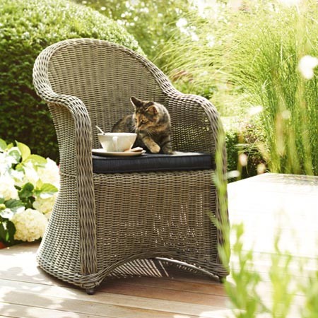 Fauteuil, de, jardin, en, résine, tressée, fauteuil, de, jardin, Maroc, Casablanca, Agadir, Marrakech, 